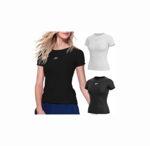 Kit Camisetas Femininas Speedo Slim Academia Treino Sport Fitness